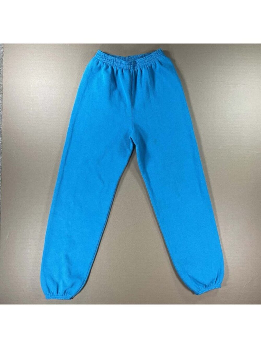 Share VTG 80s Tultex Better Basics Sweatpants Made USA Teal Elastic Women's Sz S